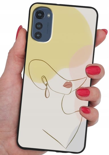 ETUI CASE WZORY + SZKŁO do Motorola Moto E32 E32S Krainagsm