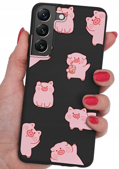 ETUI CASE WZORY + SZKŁO do Samsung Galaxy S22 Inna marka