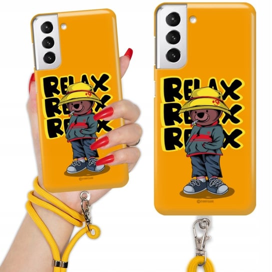 Etui Charms Quick do SAMSUNG S21 PLUS Smycz Żółty Misie Teddy Wiele Wzorów Funnycase