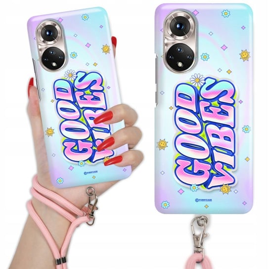 Etui Charms Quick Różowy do HUAWEI HONOR 50 Nowoczesne Moda Stylowe Wzory Funnycase