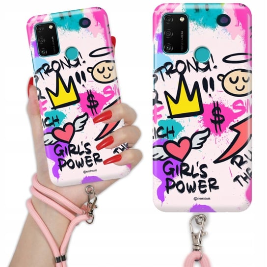 Etui Charms Quick Różowy do HUAWEI HONOR 9A Nowoczesne Moda Stylowe Wzory Funnycase