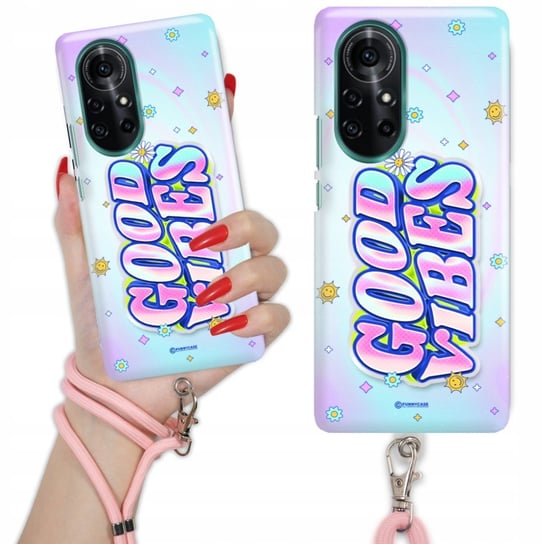 Etui Charms Quick Różowy do HUAWEI NOVA 8 PRO MODERN Moda Stylowe Wzory Funnycase