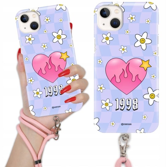 Etui Charms Quick Różowy do iPHONE 14 PLUS Nowoczesne Moda Stylowe Wzory Funnycase