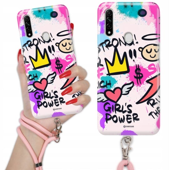 Etui Charms Quick Różowy do OPPO A31 Nowoczesne Modne Stylowe Wiele Wzorów Funnycase