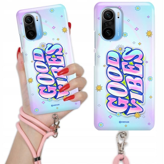 Etui Charms Quick Różowy do XIAOMI MI 11i Nowoczesne Modne Stylowe Wzory Funnycase