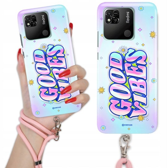 Etui Charms Quick Różowy do XIAOMI REDMI 10A Nowoczesne Moda Stylowe Wzory Funnycase