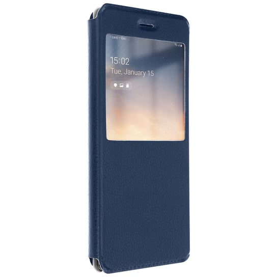 Etui Clear View do Samsunga Galaxy Note 8 ultracienkie - granatowe Avizar