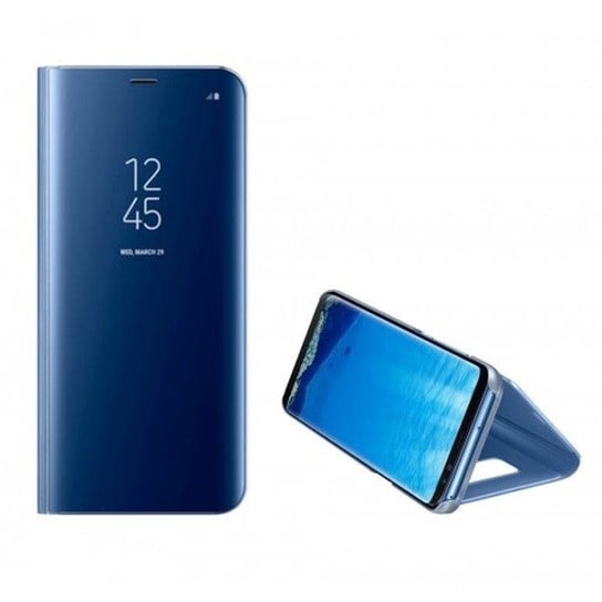 Etui Clear View iPhone 12 6,7" Pro Max niebieski/blue KD-Smart