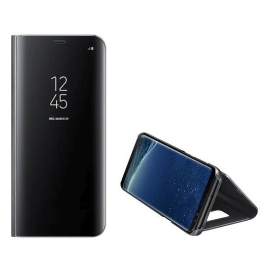 Etui Clear View Samsung A22 LTE A225 czarny/black KD-Smart