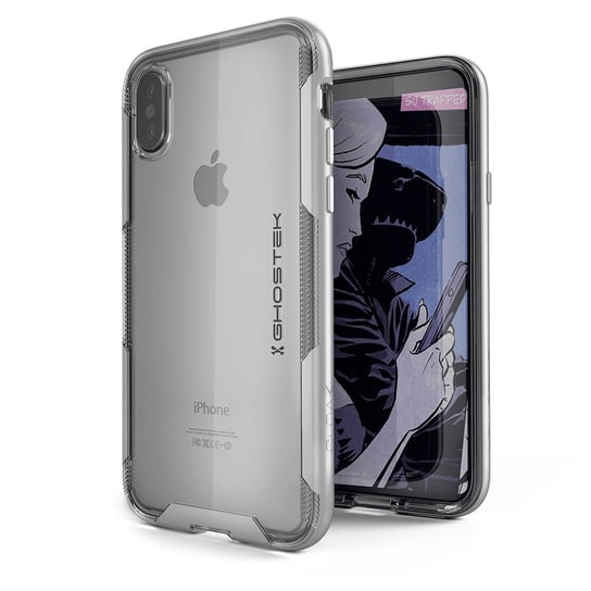 Etui Cloak 3 Apple iPhone Xs srebrny Ghostek