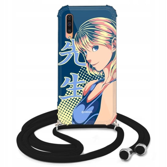 ETUI CROSSBODY do SAMSUNG A50s Kawaii Anime Wzory Funnycase