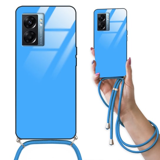 ETUI CROSSGLAM BLUE do OPPO K10 5G Sznurek Funnycase