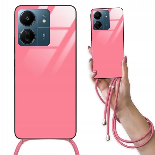 Etui CROSSGLAM PINK RÓŻOWY do XIAOMI 13C SZNUREK Smycz Case Obudowa Funnycase