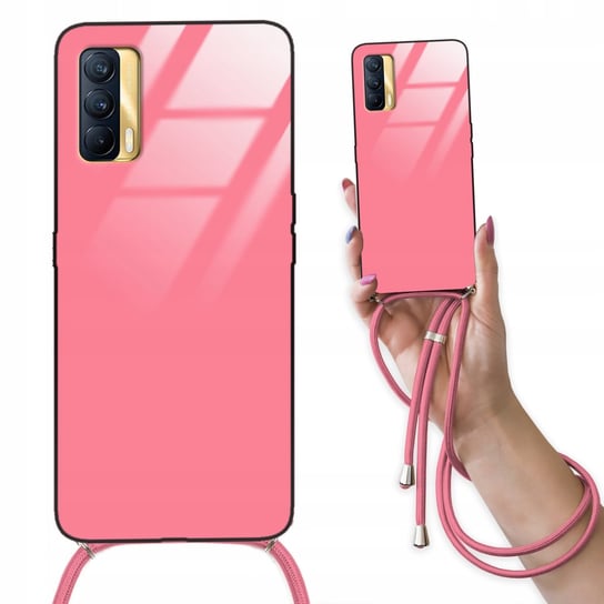 ETUI CROSSGLAM RÓŻOWY do REALME V15 Case Sznurek Funnycase