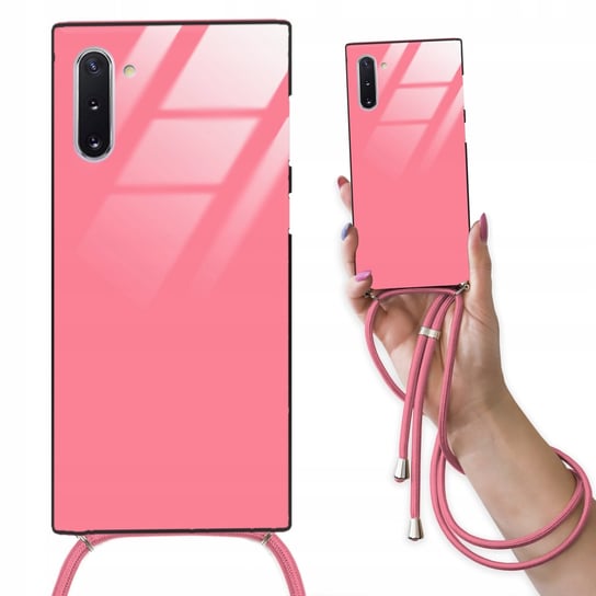 ETUI CROSSGLAM RÓŻOWY do SAMSUNG NOTE 10 Sznurek Funnycase