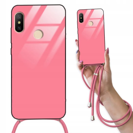 ETUI CROSSGLAM RÓŻOWY do XIAOMI Mi A2 LITE Sznurek Funnycase