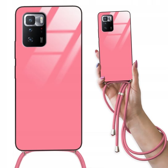 Etui CROSSGLAM RÓŻOWY do XIAOMI REDMI NOTE 10 PRO 5G SZNUREK Smycz Obudowa Funnycase