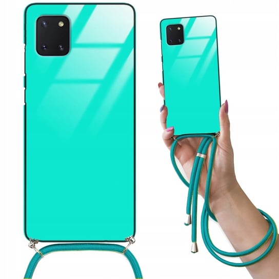 Etui CROSSGLAM TURKUSOWY do SAMSUNG NOTE 10 LITE Obudowa Case ze Sznurkiem Funnycase