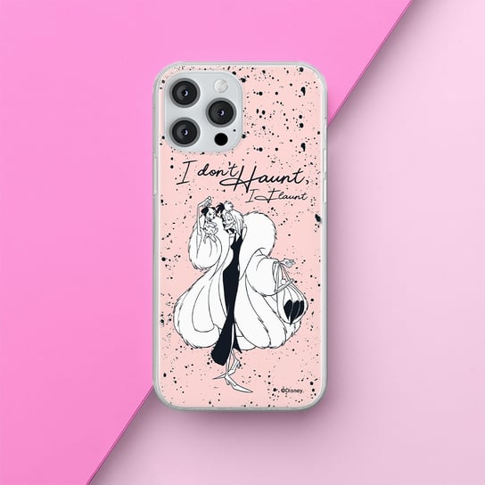 Etui Cruella i Puppy 001 Disney Nadruk pełny Różowy Producent: OnePlus, Model: NORD 2T 5G ERT Group