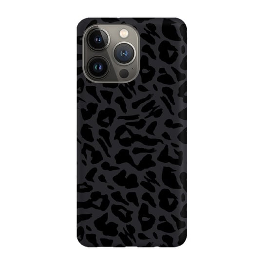 Etui czarne matowe z nadrukiem Apple iPhone 15 Pro Centki czarne PieceofCase