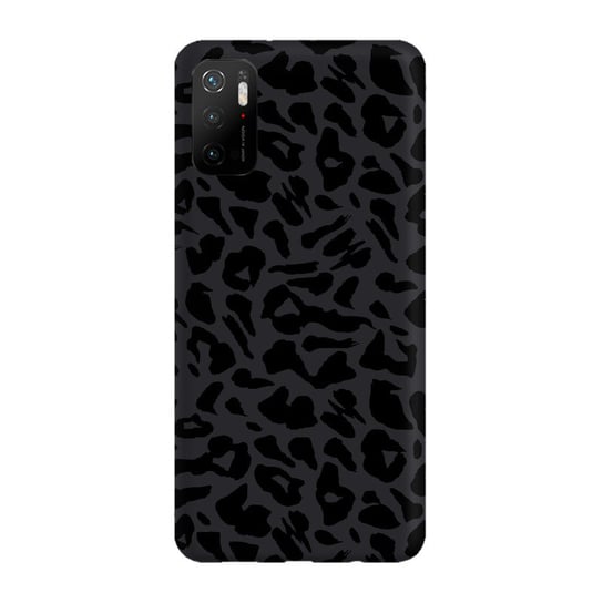 Etui czarne matowe z nadrukiem Xiaomi Redmi Note 10 5G Centki czarne PieceofCase