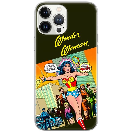 Etui DC dedykowane do Huawei P20, wzór: Wonder Woman 016 Etui całkowicie zadrukowane, oryginalne i oficjalnie licencjonowane ERT Group