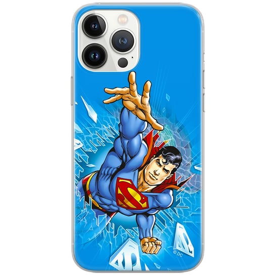 Etui DC dedykowane do Iphone XS Max, wzór: Superman 005 Etui całkowicie zadrukowane, oryginalne i oficjalnie licencjonowane ERT Group