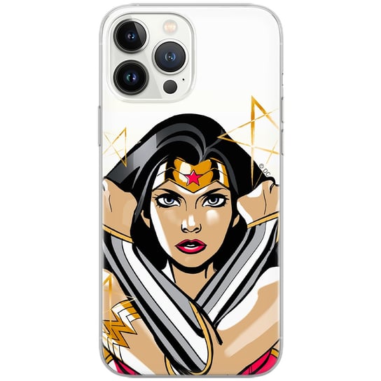 Etui DC dedykowane do LG K10, wzór: Wonder Woman 003 Etui częściowo przeźroczyste, oryginalne i oficjalnie licencjonowane ERT Group