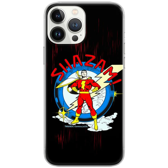 Etui DC dedykowane do Samsung J6 PLUS, wzór: Shazam 003 Etui całkowicie zadrukowane, oryginalne i oficjalnie licencjonowane DC COMICS