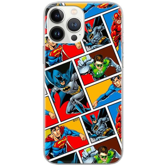 Etui DC dedykowane do Samsung M30, wzór: Liga Sprawiedliwości 001 Etui całkowicie zadrukowane, oryginalne i oficjalnie licencjonowane DC COMICS