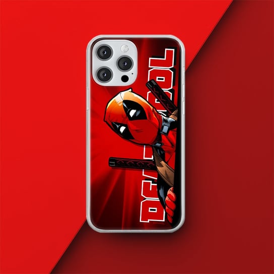 Etui Deadpool 002 Marvel Nadruk pełny Czerwony Producent: Samsung, Model: S10e Inna marka