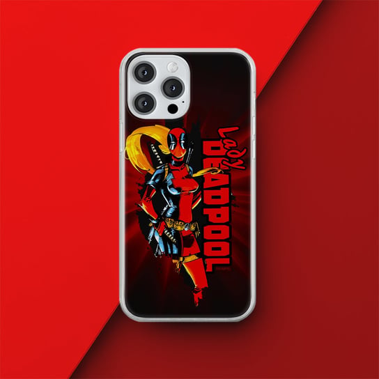 Etui Deadpool 009 Marvel Nadruk pełny Czerwony Producent: Samsung, Model: A14 4G/5G Inna marka