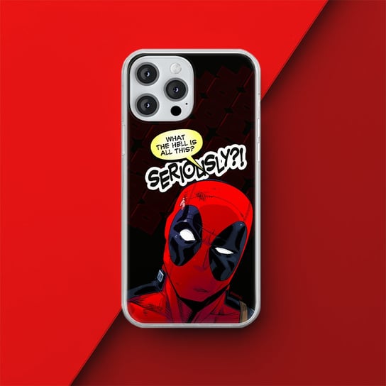 Etui Deadpool 010 Marvel Nadruk pełny Czarny Producent: Iphone, Model: 5/5S/SE ERT Group