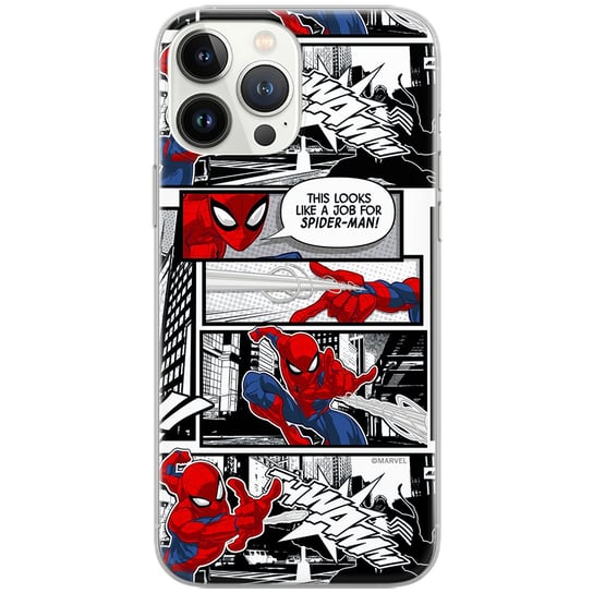 Etui dedykowane do IPHONE 12 / 12 PRO wzór:  Spider Man 001 oryginalne i oficjalnie licencjonowane ERT Group