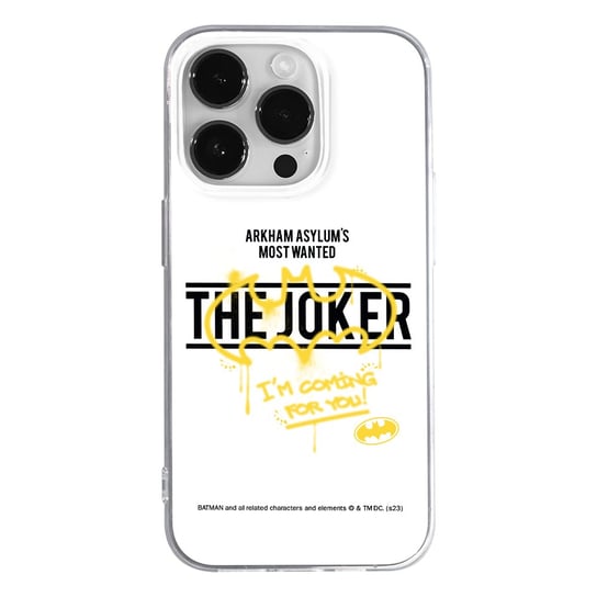 Etui dedykowane do Iphone 12 Mini wzór:  Batman i Joker 006 oryginalne i oficjalnie licencjonowane ERT Group