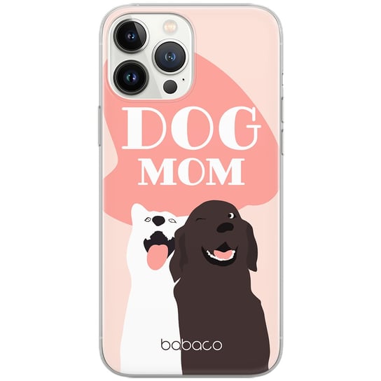 Etui dedykowane do IPHONE 12 PRO MAX wzór:  Psy 008 Dog Mom oryginalne i oficjalnie licencjonowane Babaco