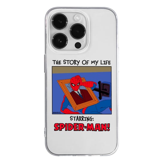 Etui dedykowane do Iphone 13 wzór:  Spider Man 036 oryginalne i oficjalnie licencjonowane ERT Group