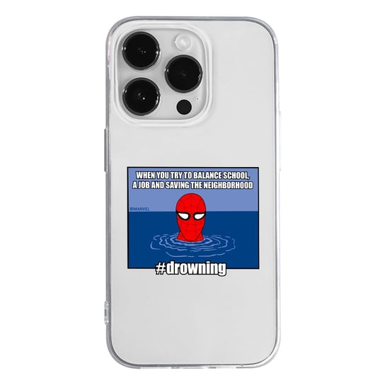 Etui dedykowane do Iphone 13 wzór:  Spider Man 037 oryginalne i oficjalnie licencjonowane ERT Group