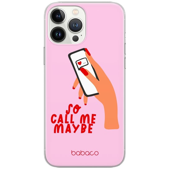 Etui dedykowane do Iphone 14 PRO MAX wzór:  Call me maybe 001 oryginalne i oficjalnie licencjonowane Babaco