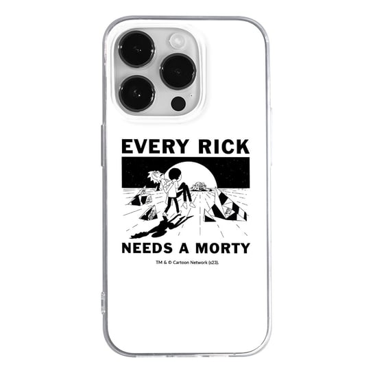 Etui dedykowane do Iphone 14 PRO MAX wzór:  Rick i Morty 045 oryginalne i oficjalnie licencjonowane /Rick i Morty ERT Group