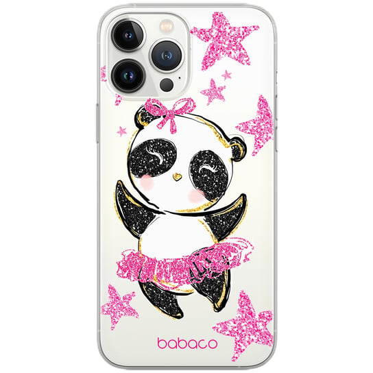 Etui dedykowane do Iphone 14 PRO wzór:  Panda 007 oryginalne i oficjalnie licencjonowane Babaco
