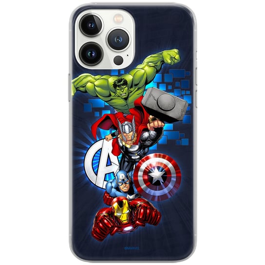 Etui dedykowane do Iphone 15 PRO MAX wzór:  Avengers 001 oryginalne i oficjalnie licencjonowane ERT Group