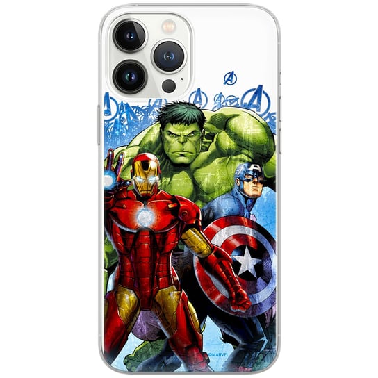 Etui dedykowane do Iphone 15 PRO MAX wzór:  Avengers 009 oryginalne i oficjalnie licencjonowane ERT Group