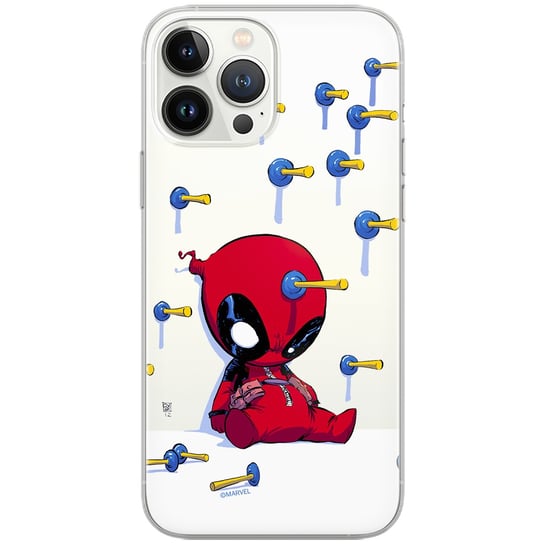 Etui dedykowane do Iphone 15 PRO MAX wzór:  Deadpool 005 oryginalne i oficjalnie licencjonowane ERT Group