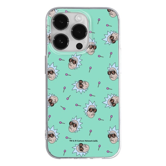 Etui dedykowane do Iphone 15 PRO MAX wzór:  Rick i Morty 048 oryginalne i oficjalnie licencjonowane /Rick i Morty ERT Group