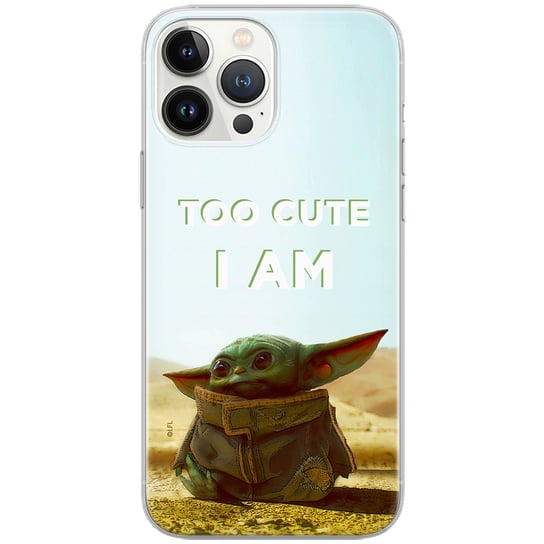 Etui dedykowane do Iphone 15 PRO wzór:  Baby Yoda 004 oryginalne i oficjalnie licencjonowane ERT Group