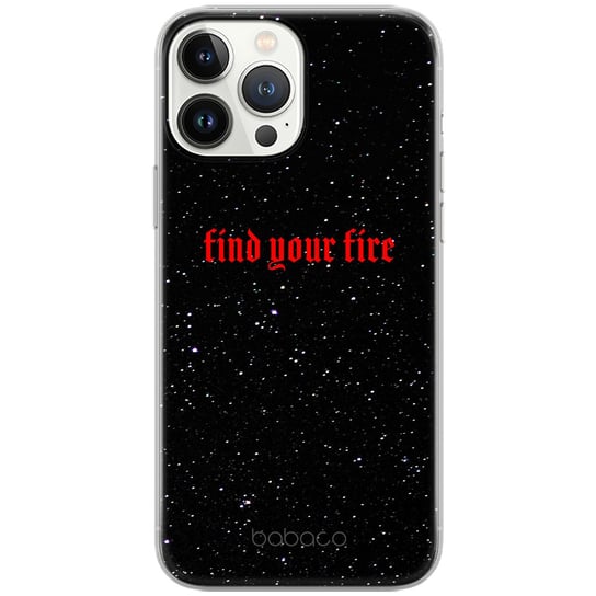 Etui dedykowane do Iphone 15 wzór:  Find your fire 002 oryginalne i oficjalnie licencjonowane Babaco