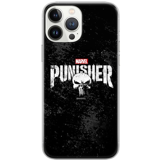 Etui dedykowane do Iphone 15 wzór:  Punisher 003 oryginalne i oficjalnie licencjonowane ERT Group