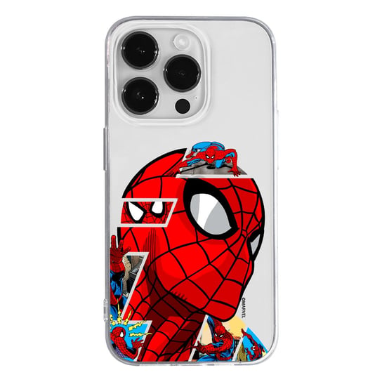 Etui dedykowane do Iphone 15 wzór:  Spider Man 042 oryginalne i oficjalnie licencjonowane ERT Group