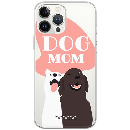 Etui dedykowane do IPHONE XS Max wzór:  Psy 008 Dog Mom oryginalne i oficjalnie licencjonowane Babaco